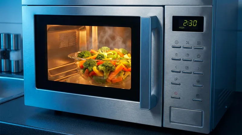 Borosilicate glass allows microwaves to pass through efficiently, heating the food rather than the container.