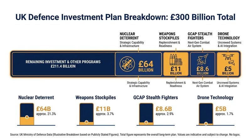 Key allocations within the newly unveiled Defence Investment Plan.