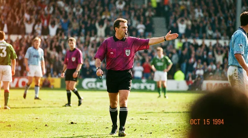 The 1994 World Cup marked the end of the 'Man in Black' era with the introduction of brightly colored kits.