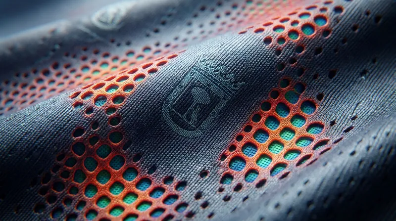 Modern computational knitting allows designers to place open mesh zones directly over the body's highest heat areas.
