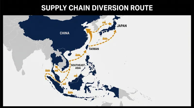 Investigators allege smugglers used intermediary countries to obscure the final destination of the restricted hardware.