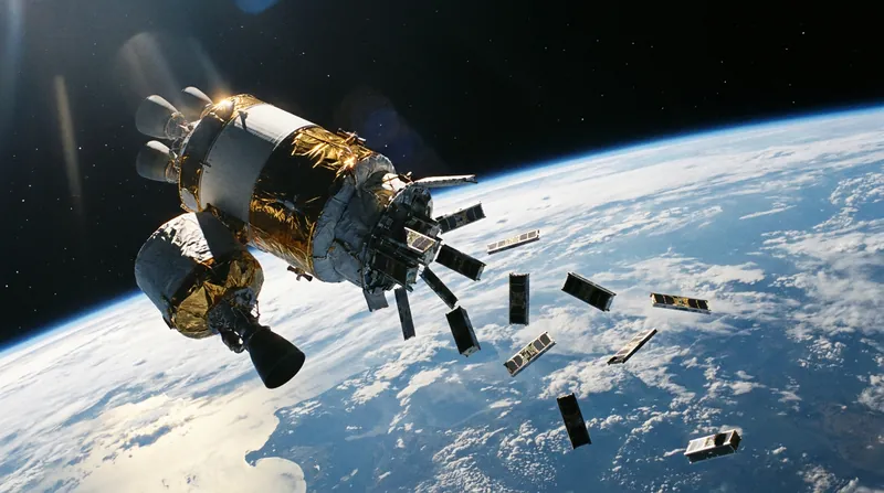 The re-ignitable Vinci upper stage acts as an orbital bus driver, precisely deploying clusters of satellites into their designated orbits.