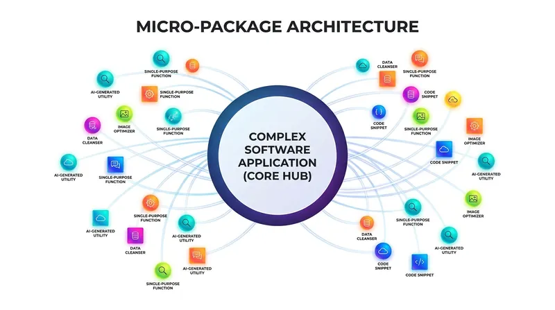 Modern software architecture is increasingly relying on AI-generated micro-packages.