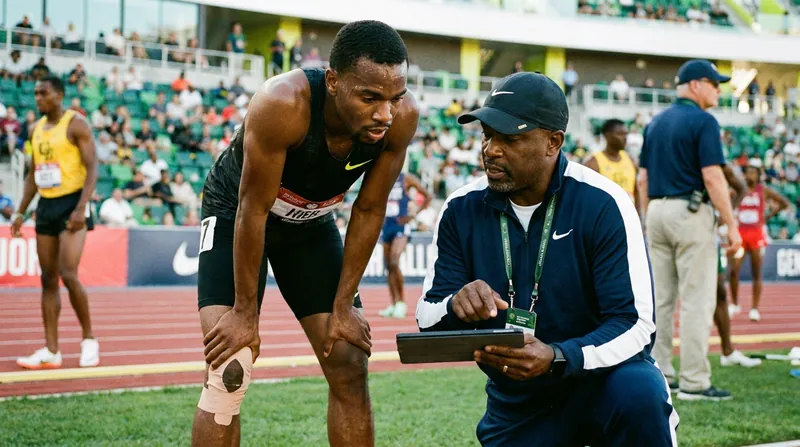 Sreeshankar credited his father and strength coach Wayne Lombard for rebuilding his mechanics.