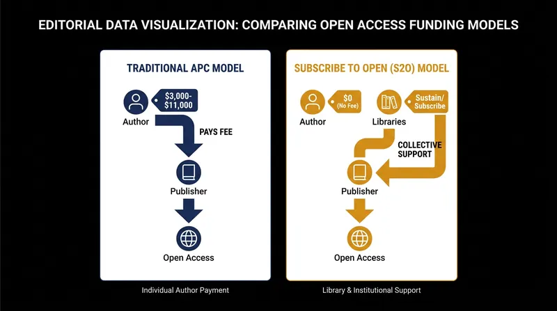 How the financial burden shifts between the APC and S2O models.
