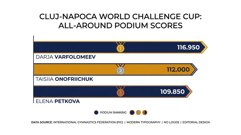 Darja Varfolomeev and Taisiia Onofriichuk separated themselves from the pack in the final All-Around standings.