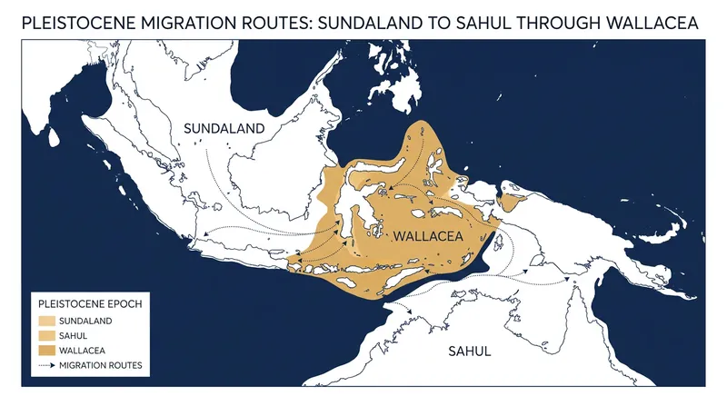 Sulawesi sits in the heart of Wallacea, a deep-water archipelago that required early hominins to cross open ocean.