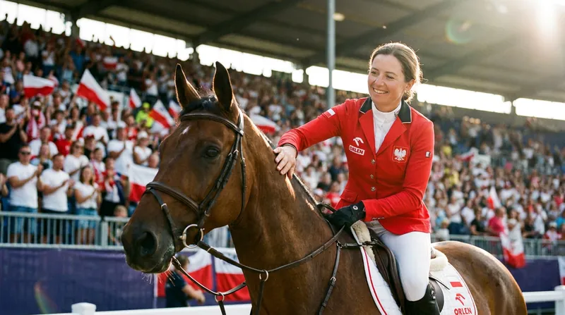 Poland's Katarzyna Brandys captured the individual victory on home soil riding Sel Oscar.