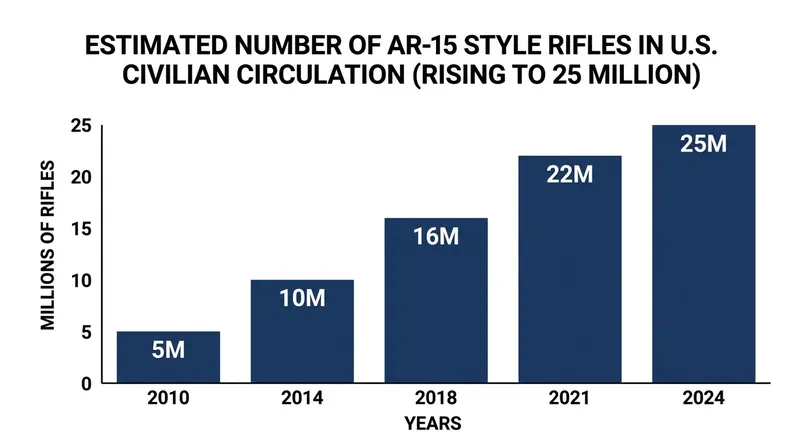 Gun rights advocates point to the estimated 25 million AR-15s in circulation as proof they are in 'common use.'