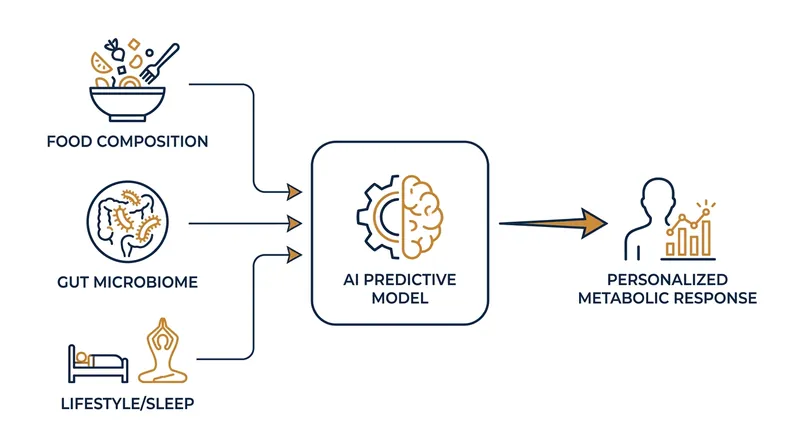 Machine learning algorithms can now predict an individual's metabolic response to any food by analyzing their unique biology and lifestyle.
