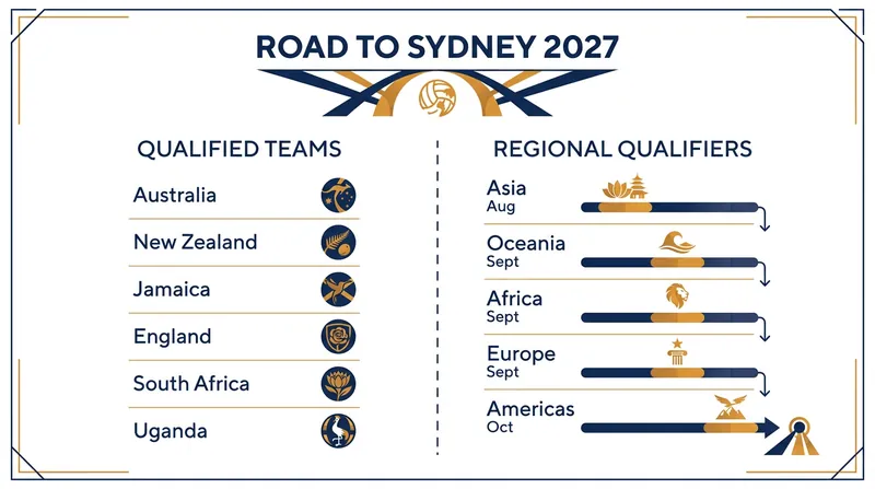 The top six nations have already qualified, leaving ten spots to be decided across five regional tournaments.