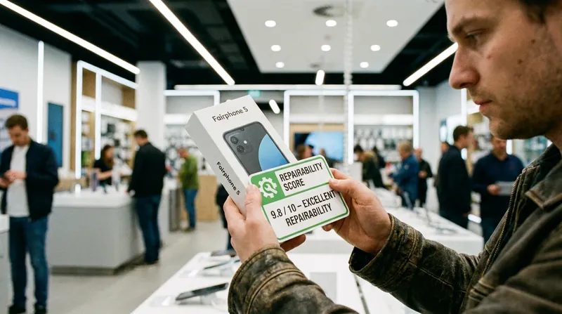 New transparency rules require companies to disclose repairability scores and software update lifespans.
