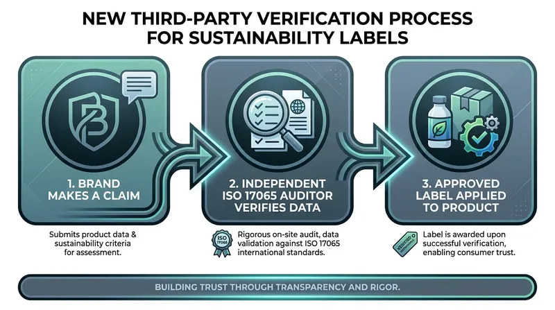 Self-certification is no longer permitted; all environmental labels must pass through independent auditors.