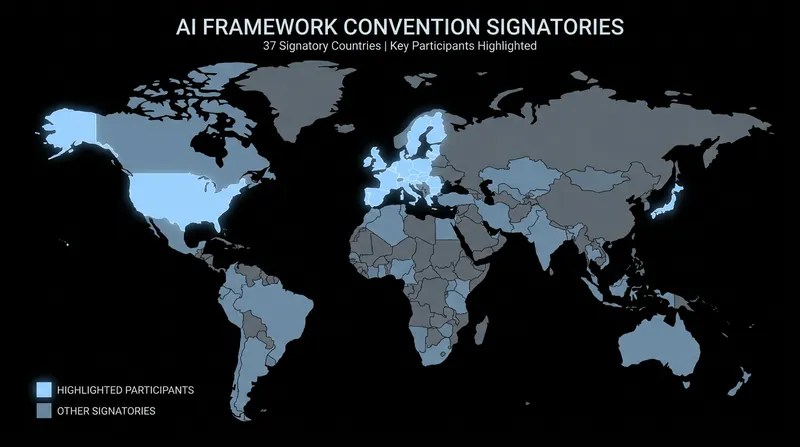 The treaty has garnered 37 signatures globally, extending its reach far beyond the European continent.