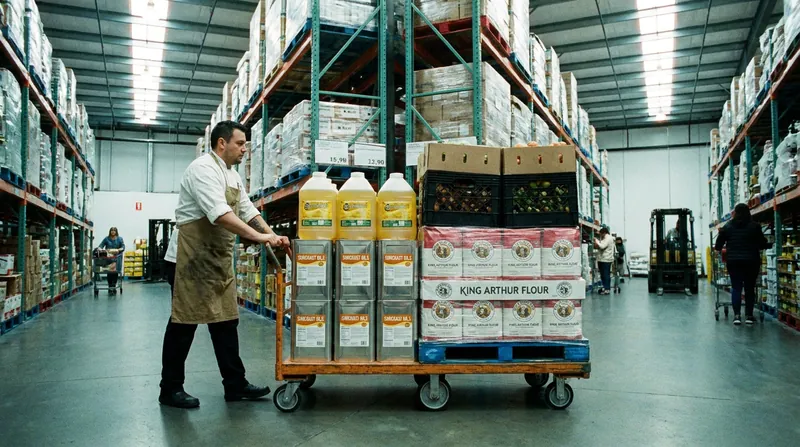 Cash-and-carry warehouses allow micro-operators to bypass the minimum delivery thresholds required by traditional distributors.
