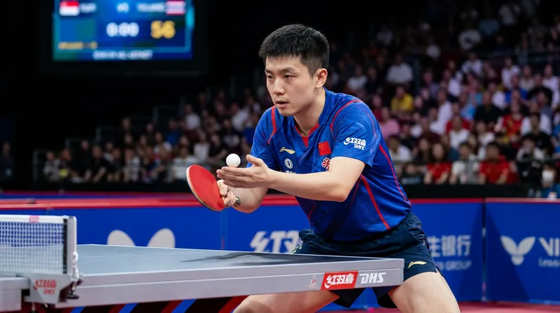 India's Manav Thakkar put up a fierce fight in the third game, pushing the world No. 1 to the brink.