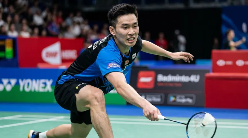 Minoru Koga's agility and left-handed angles make him a formidable opponent on the BWF World Tour.