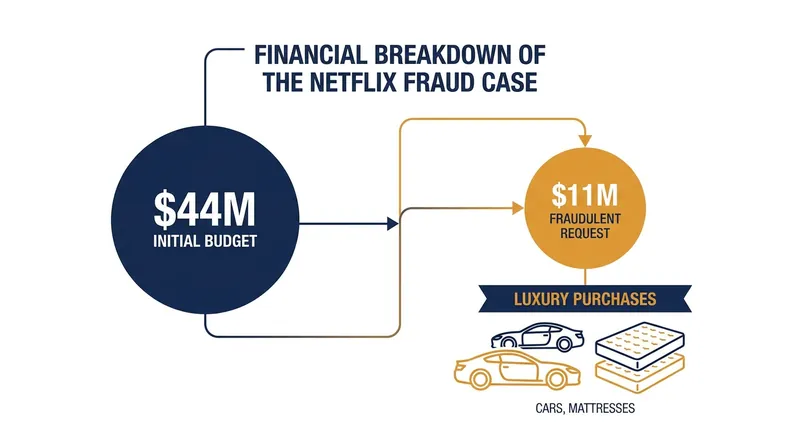 How the $11 million in diverted production funds was spent.