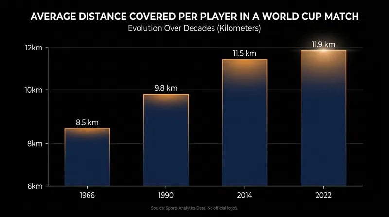 The physical demands of the tournament have nearly doubled over the past half-century.