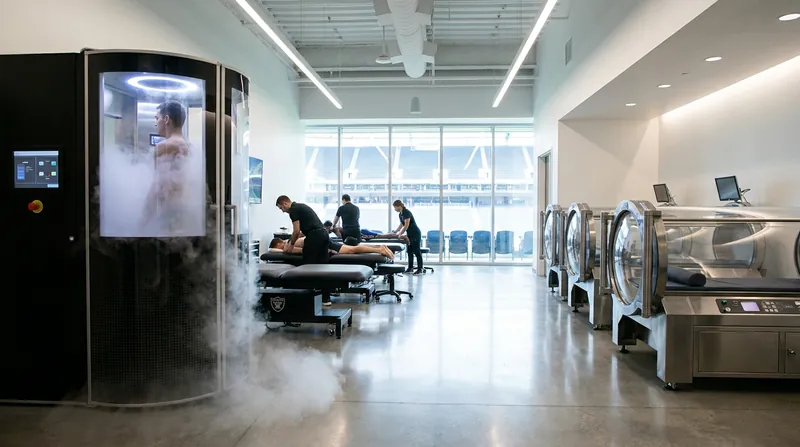 Modern recovery protocols utilize cryotherapy and hyperbaric oxygen to accelerate muscle repair.