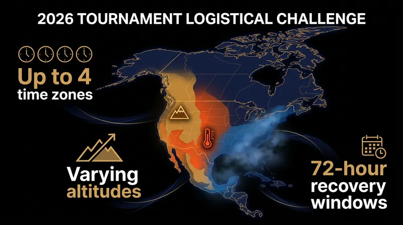 The 2026 tournament presents unprecedented logistical and physiological challenges for sports science staffs.