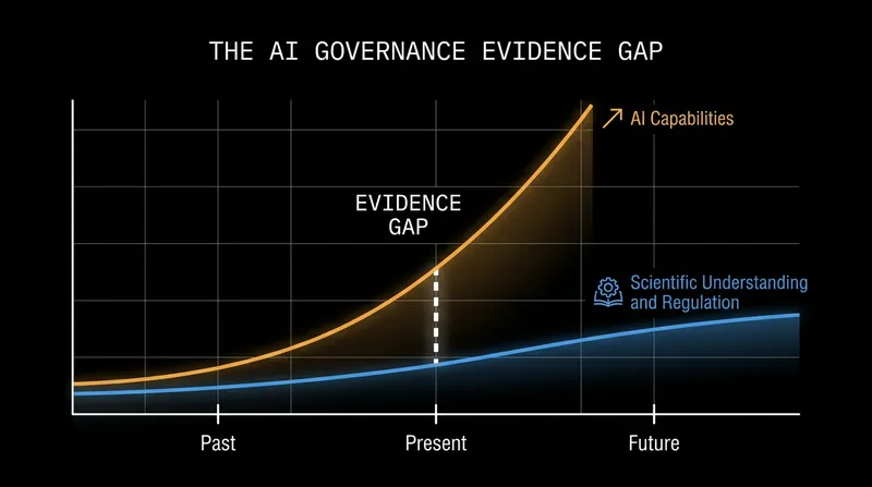 The widening gap between AI capabilities and scientific understanding forces policymakers to regulate under uncertainty.