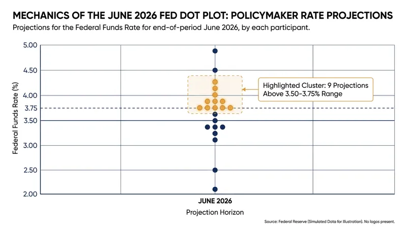 The June 2026 Summary of Economic Projections revealed a divided committee, with half of officials projecting rate hikes.
