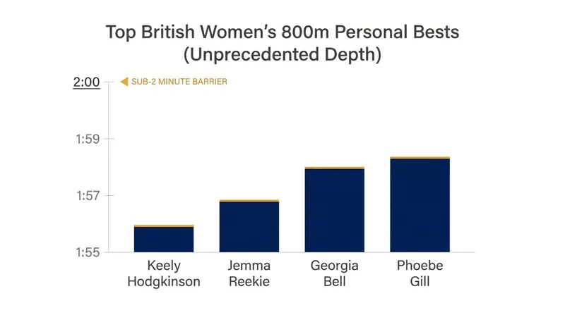 British women's middle-distance running is currently experiencing a historic golden era of depth.