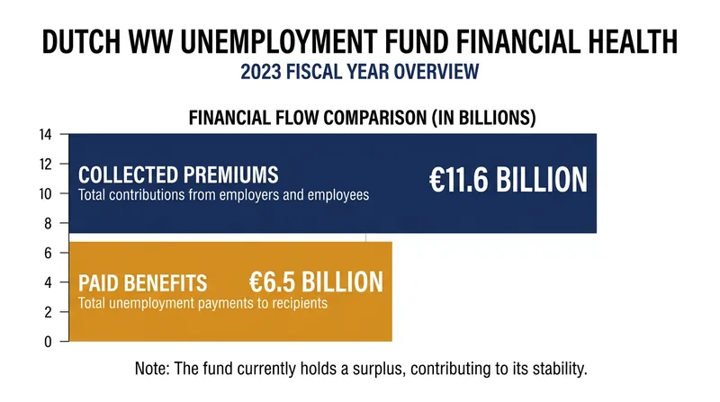 The WW unemployment fund currently operates at a surplus, collecting significantly more in premiums than it pays out.
