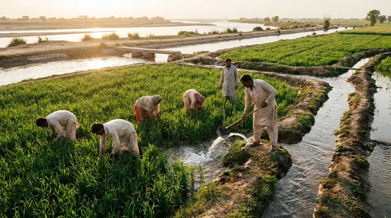 Pakistan relies on the western rivers of the Indus basin for roughly 80 percent of its agricultural water needs.