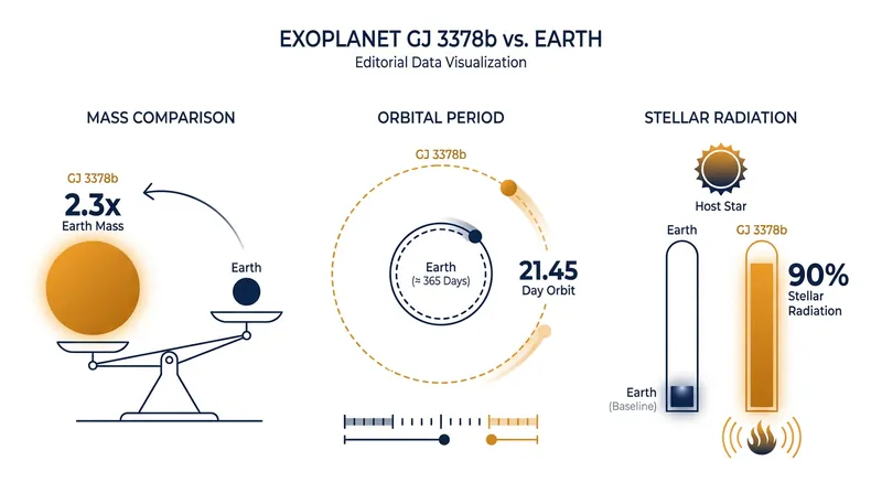 How the newly discovered super-Earth compares to our home planet.