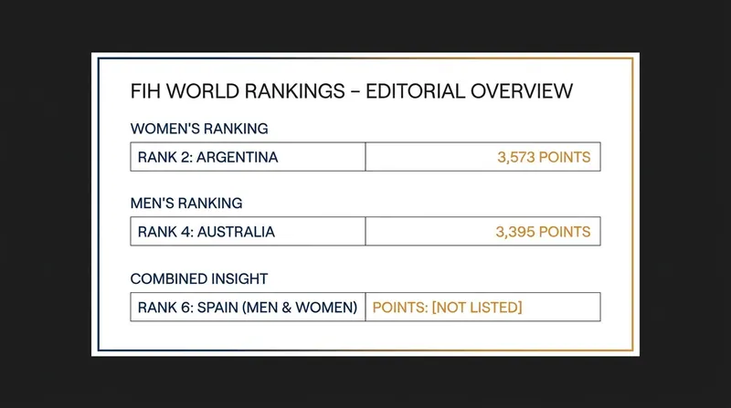 The final FIH Pro League matches triggered significant movement in the global field hockey rankings.