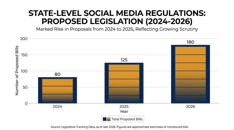 State legislatures have increasingly taken up tech regulation amid federal gridlock.