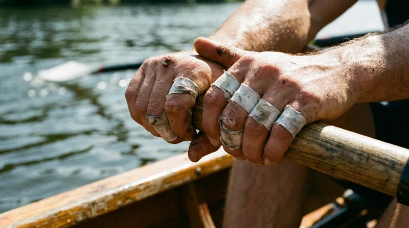 The physical demands of competitive rowing require athletes to carefully balance high-volume training with injury prevention.