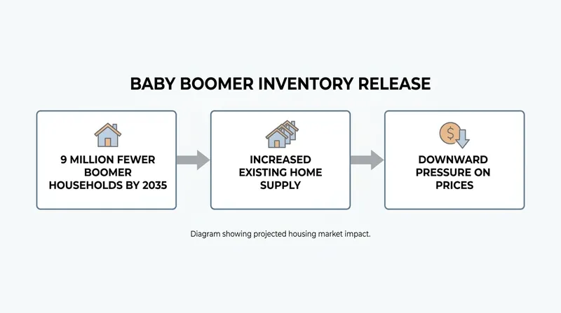 As the Baby Boomer generation ages out of homeownership, millions of existing properties will return to the market.