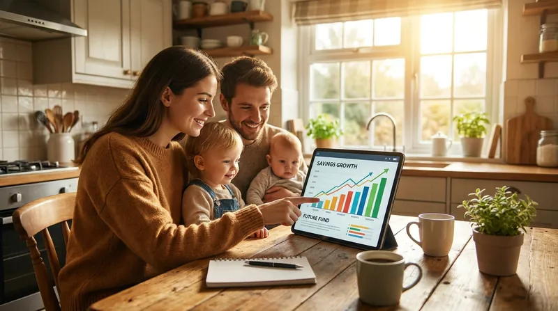 Parents can manage their children's accounts and set up recurring contributions through a dedicated mobile app.