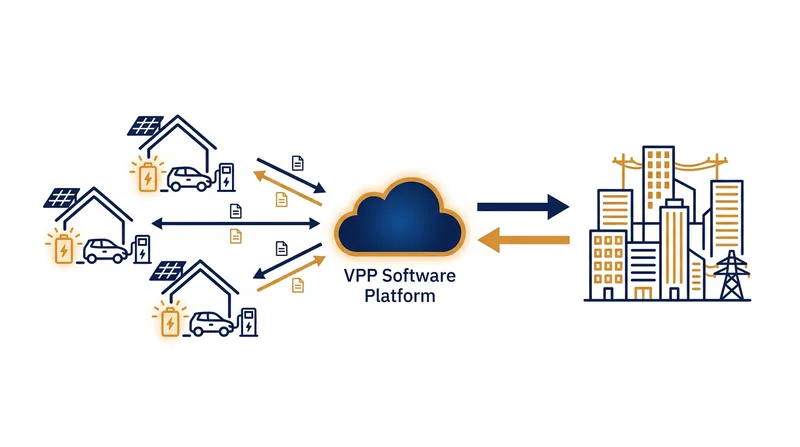 Virtual Power Plants aggregate thousands of distributed energy resources to act as a single, dispatchable power plant.