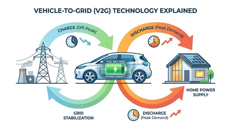 Bidirectional charging allows electric vehicles to serve as mobile batteries, supplying power back to the home or grid when needed.