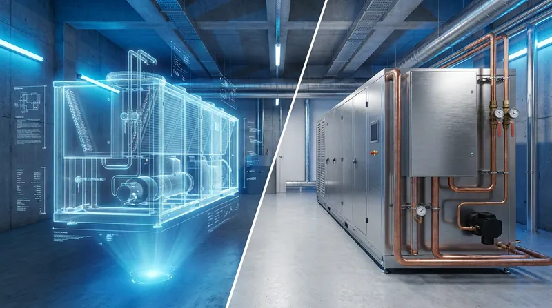 Digital twins allow HVAC trainees to diagnose complex edge-case failures in a controlled environment.