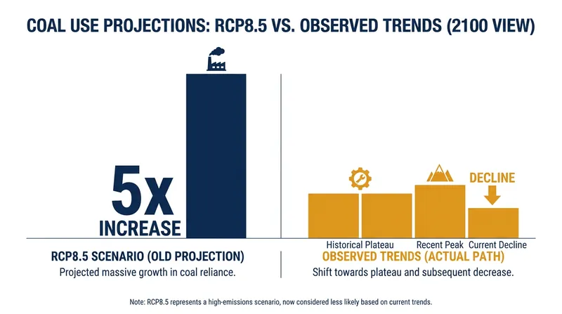 The fatal flaw of RCP8.5 was its assumption of a massive, unprecedented expansion in global coal consumption.