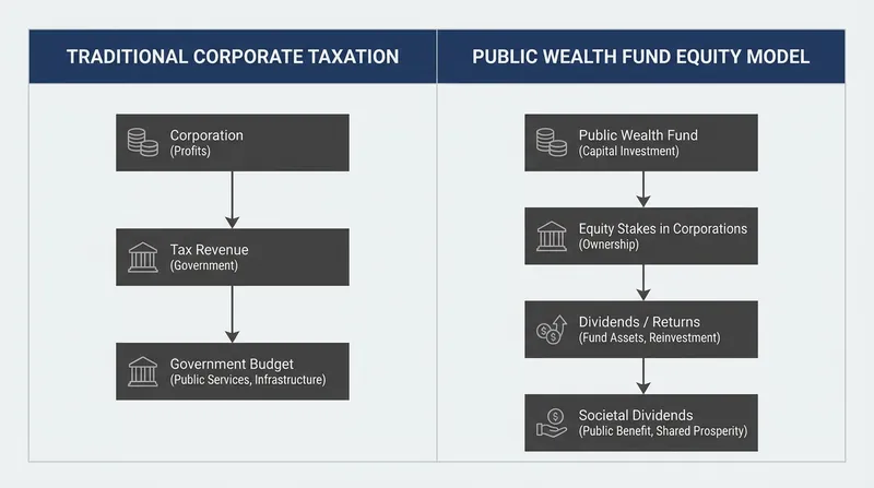 The equity proposal represents a radical departure from traditional methods of taxing corporate profits.