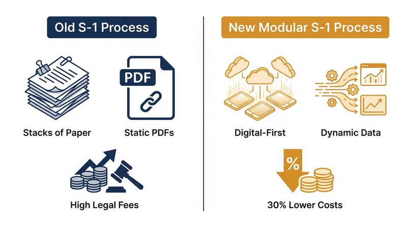 The proposed modular S-1 aims to cut preparation costs by up to 30%.