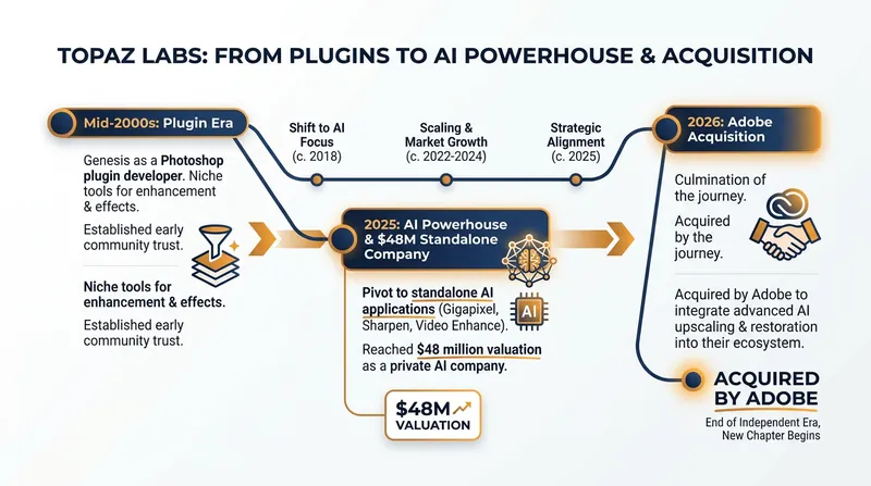 Topaz Labs grew from a niche plugin developer into a highly profitable standalone AI enhancement company.