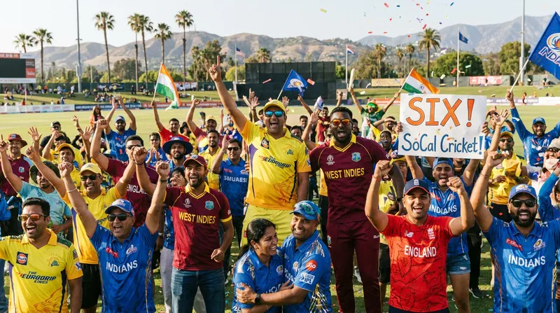 Local organizers expect massive attendance driven by Southern California's passionate cricket-following diaspora.