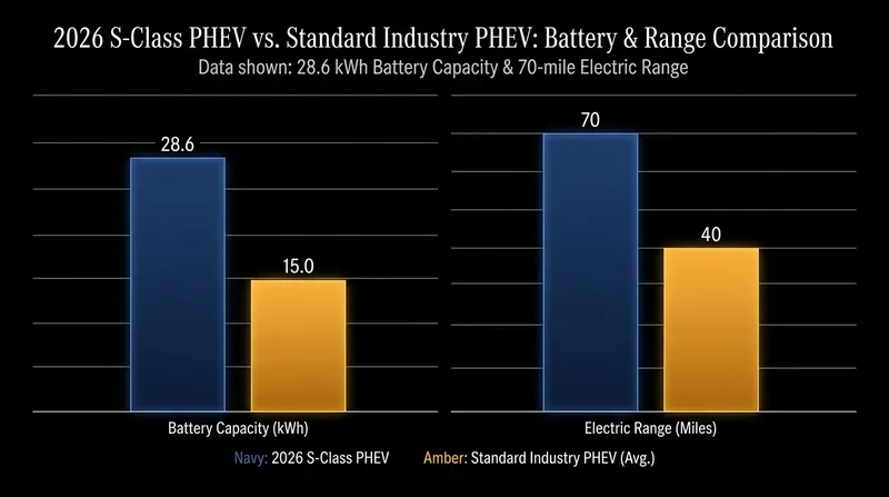 The 28.6 kWh battery provides enough electric range to cover the vast majority of daily driving needs.