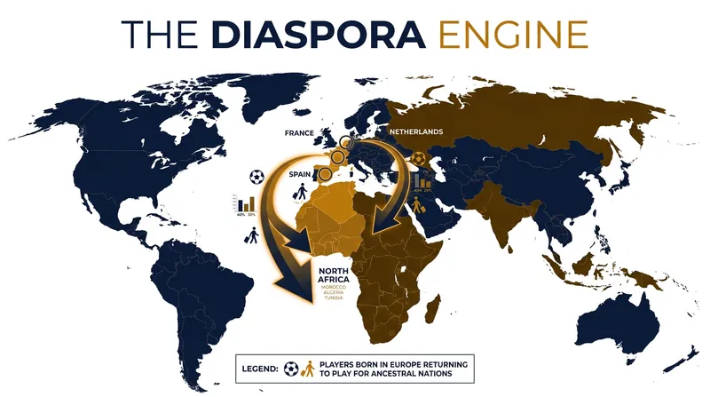 Modern underdogs leverage global diaspora networks to instantly upgrade their talent pools.
