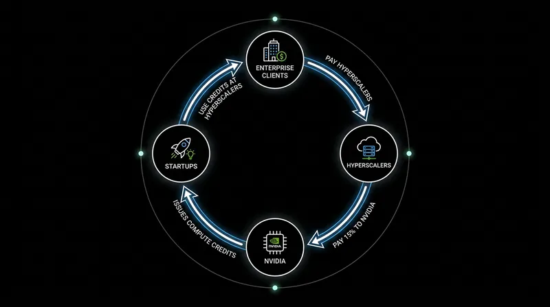 The closed-loop ecosystem of Nvidia's startup compute subsidy.