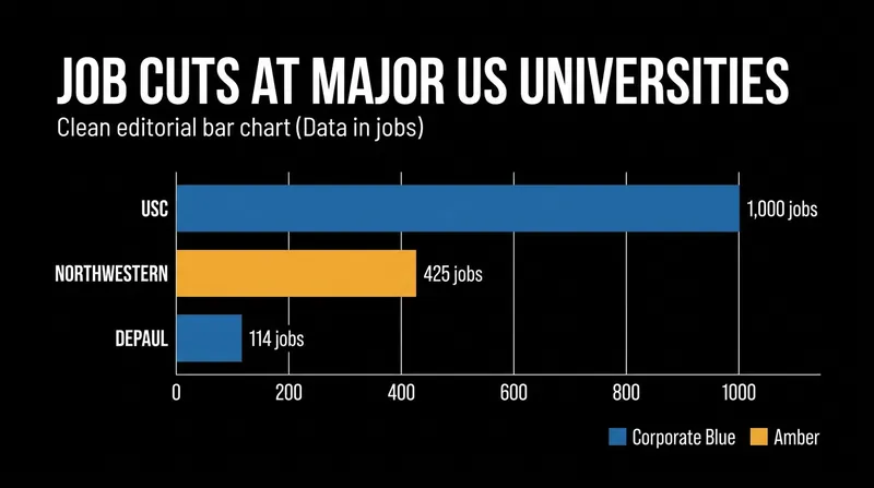 Major universities are eliminating hundreds of positions to offset the sudden loss of international tuition revenue.
