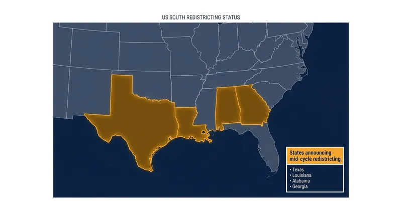 Four Southern states announced immediate plans to redraw congressional maps following the ruling.