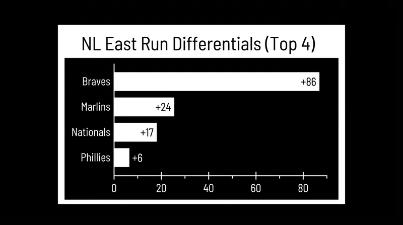 Run differentials highlight the underlying strength of the division's top contenders.